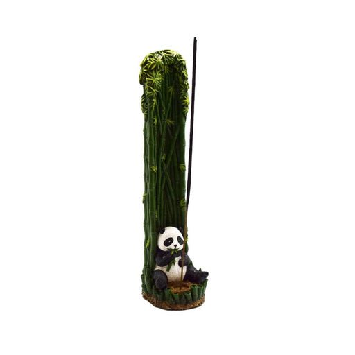Panda With Bamboo Incense Burner