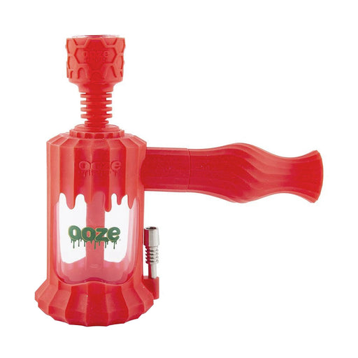 Ooze Silicone & Glass 4-In-1 - Clobb - Scarlet Red | Jupiter Grass