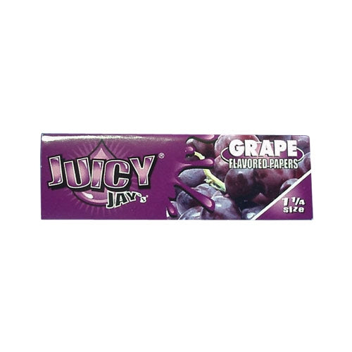 Juicy Jay's 1¼" Papers - Grape - Box of 24 | Jupiter Grass