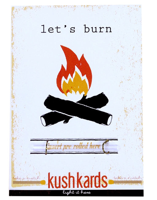 Kushkards Just Add A Pre-Roll Greeting Card - Let'S Burn | Jupiter Grass