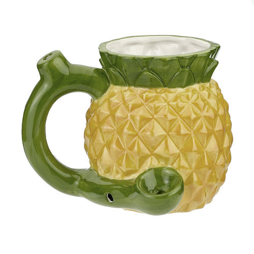 Premium Roast & Toast Ceramic Mug W/ Pipe - Pineapple | Jupiter Grass