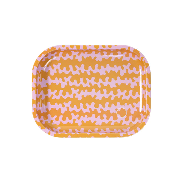 Giddy Small Rolling Tray 7.2" x 5.6" | Jupiter Grass