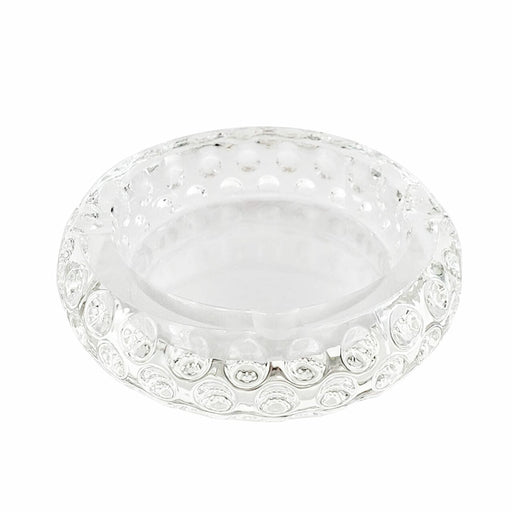 Glass Crystal Ashtray - Round Concave | Jupiter Grass