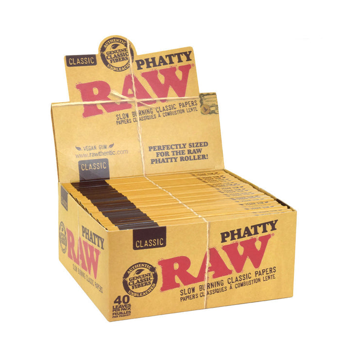 RAW | Classic Natural Unrefined Hemp Rolling Papers – Phatty King Size | Jupiter Grass