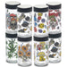 180ml Glass Storage Jar with Sticker Design – Compact & Stylish [SMKZ-145] | Jupiter Grass