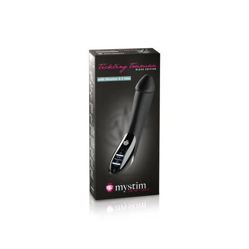 Mystim Tickling Truman eStim Vibrator, Black Edition