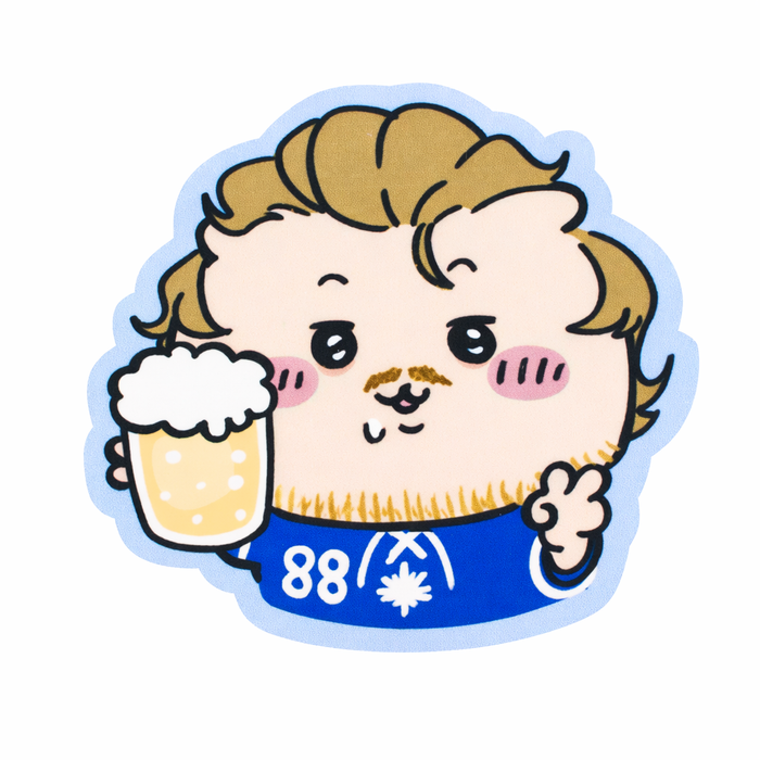 Hockey Goober Vinyl Stickers – Pack of 8 | Jupiter Grass