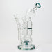 13" Infyniti Coil, dual honeycome and flower diffuser glass recycler bong | Jupiter Grass
