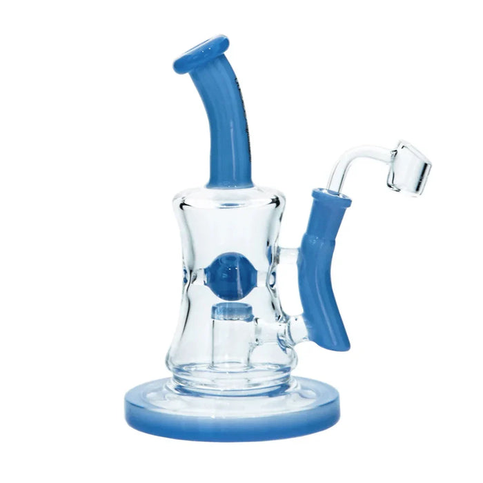 Hoss | 10" Hourglass Marble Rig [H509] | Jupiter Grass