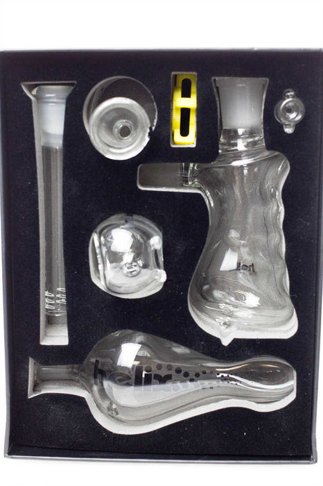 HELIX 3-in-1 glass pipe set | Jupiter Grass