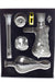 HELIX 3-in-1 glass pipe set | Jupiter Grass