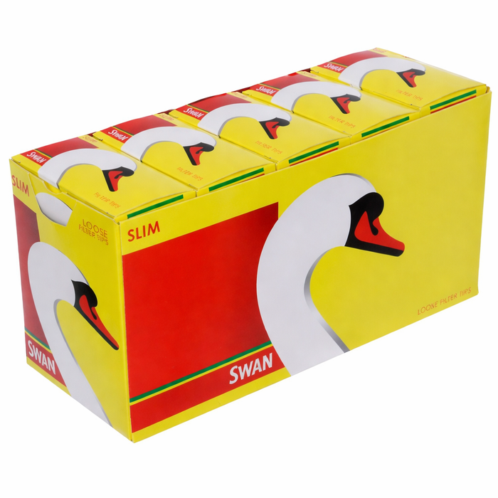 Swan | Slimline Filter Tips – 10 Box Display | Jupiter Grass
