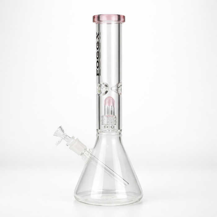 FOGGX | 14" Glass Water Pipe with Percolator [FT187] | Jupiter Grass