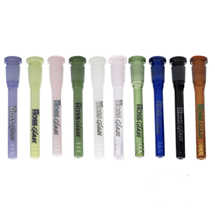 Hoss Glass | 5.5" Full Colour Downstem diffuser with cuts [YX10C] | Jupiter Grass