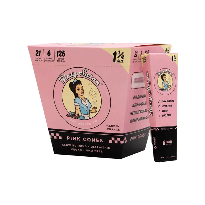 Blazy Susan | Pink 1-1/4 Cones Box of 21 | Jupiter Grass