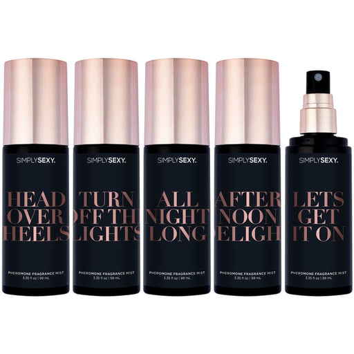 SIMPLY SEXY PHEROMONE BODY MIST BUNDLE (25 PCS) INCLUDES 5 TESTER, 20 PHEROMONE BODY MIST
