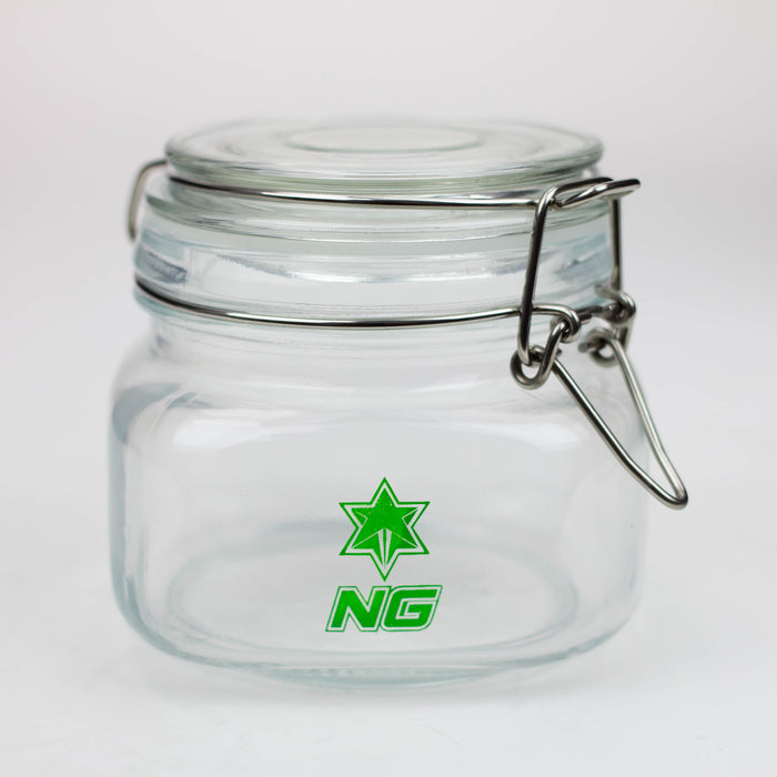 NG - Airtight Glass Jar with Lid | Jupiter Grass