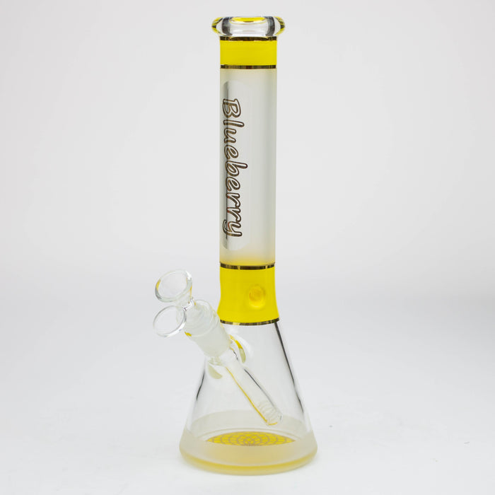Blueberry-12 inch Mandala Base Sandblasted Beaker [ST014] | Jupiter Grass