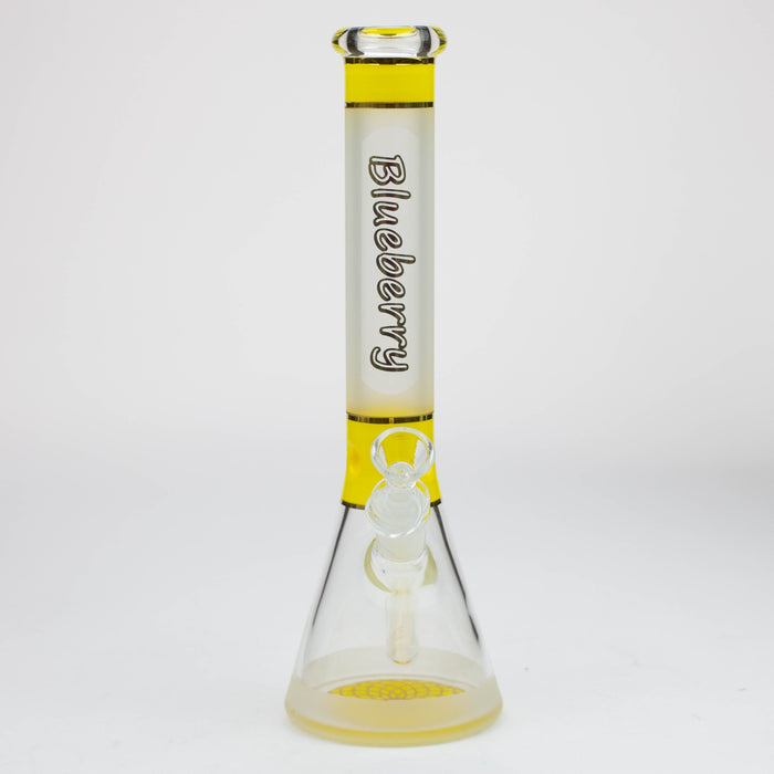 Blueberry-12 inch Mandala Base Sandblasted Beaker [ST014] | Jupiter Grass