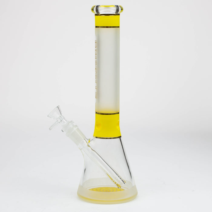 Blueberry-12 inch Mandala Base Sandblasted Beaker [ST014] | Jupiter Grass