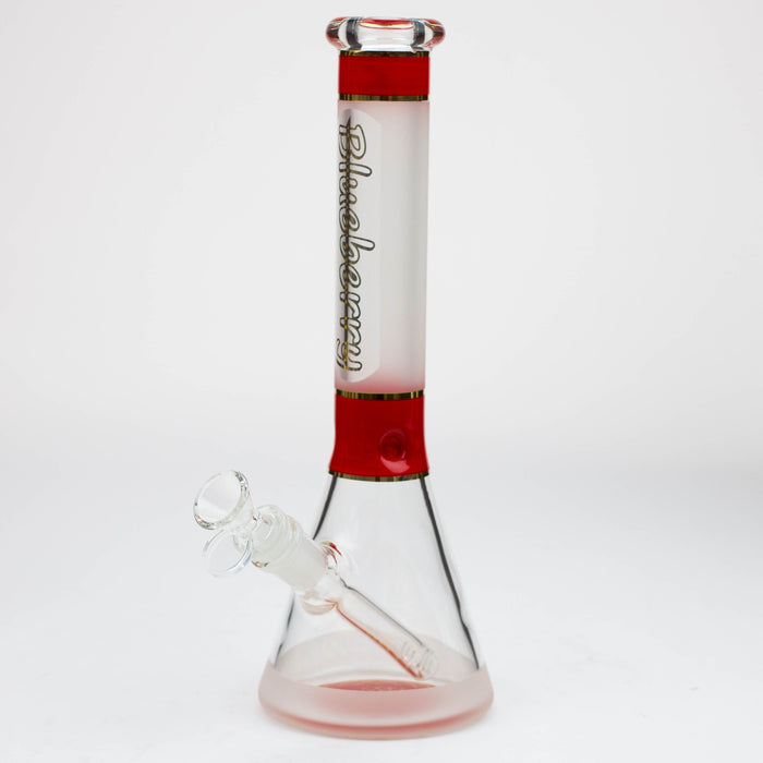 Blueberry-12 inch Mandala Base Sandblasted Beaker [ST014] | Jupiter Grass
