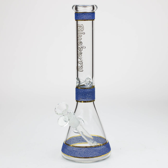 Blueberry-12 inch Texture Plated Beaker [ST013] | Jupiter Grass