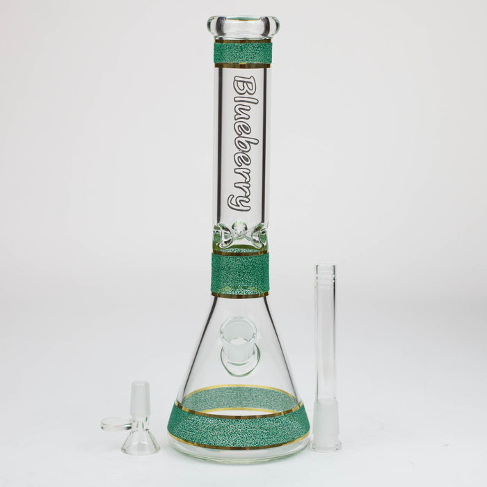 Blueberry-12 inch Texture Plated Beaker [ST013] | Jupiter Grass