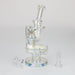 8" 2-in-1 electroplated glass recycler rig | Jupiter Grass