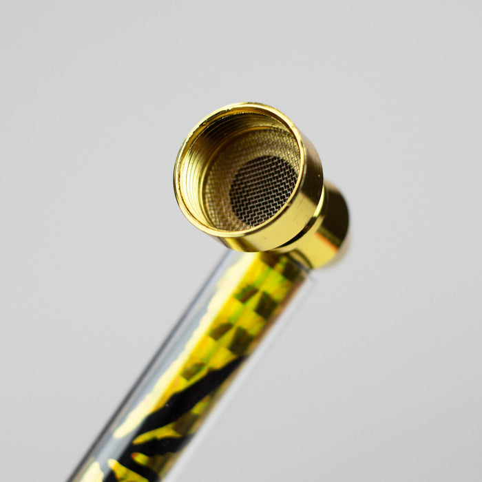 Metal Pipe Sparkle with Gold leaf Design Box of 24 [HX255K-1 Gold] | Jupiter Grass