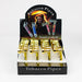 Metal Pipe Sparkle with Gold leaf Design Box of 24 [HX255K-1 Gold] | Jupiter Grass