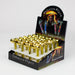 Metal Pipe Sparkle with Gold leaf Design Box of 24 [HX255K-1 Gold] | Jupiter Grass