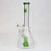 10" Cone diffuser glass bong | Jupiter Grass