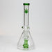 10" Cone diffuser glass bong | Jupiter Grass