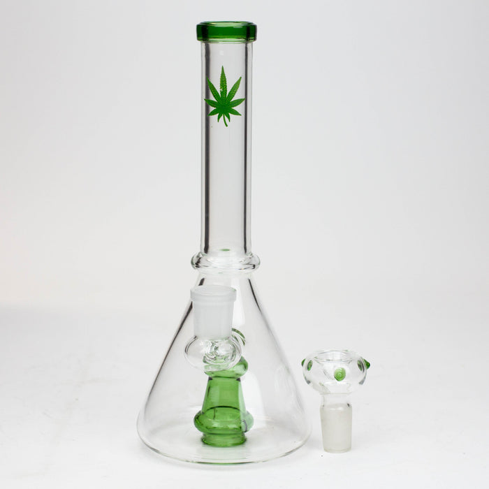 10" Cone diffuser glass bong | Jupiter Grass