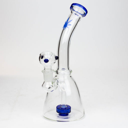 10" bent neck tire diffuser glass bong | Jupiter Grass