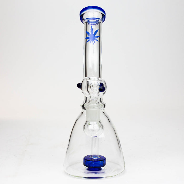 10" bent neck tire diffuser glass bong | Jupiter Grass