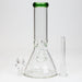 8" Classic beaker glass water bong | Jupiter Grass