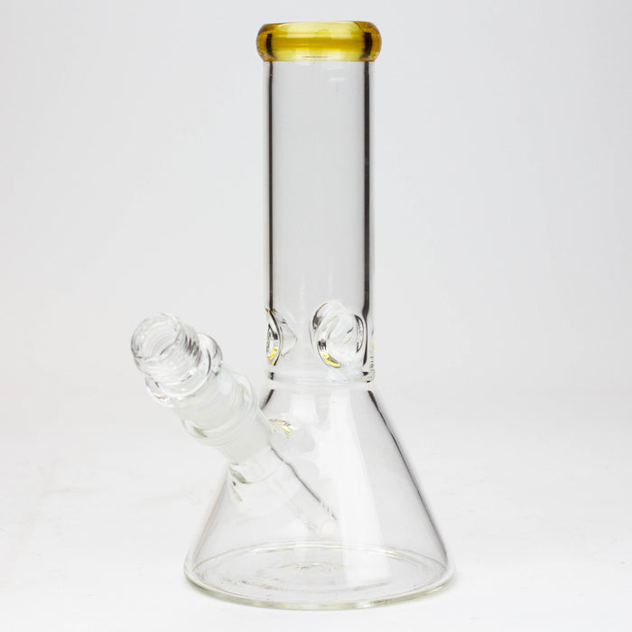 8" Classic beaker glass water bong | Jupiter Grass