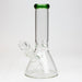 8" Classic beaker glass water bong | Jupiter Grass