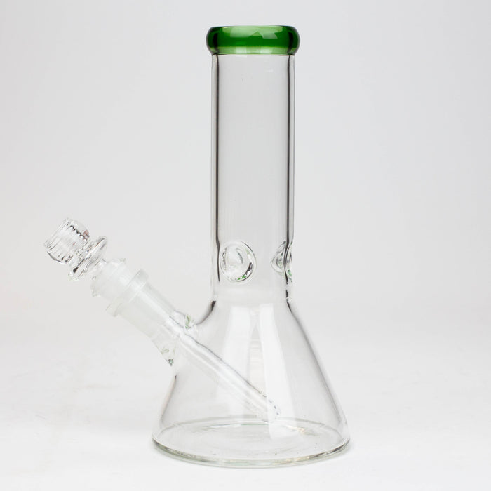 8" Classic beaker glass water bong | Jupiter Grass