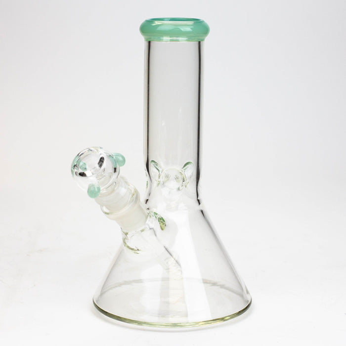 8" Classic beaker glass water bong | Jupiter Grass