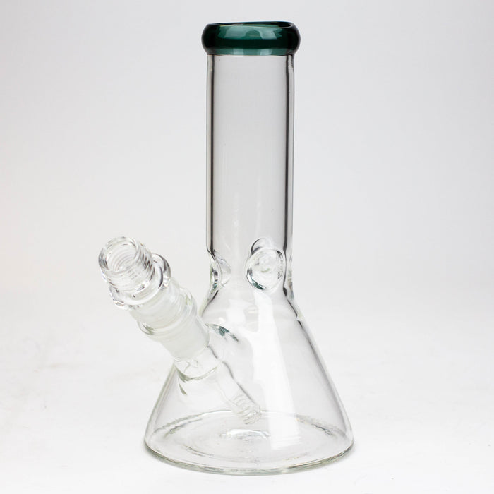 8" Classic beaker glass water bong | Jupiter Grass