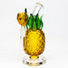 7.5" Pineapple glass water bong | Jupiter Grass