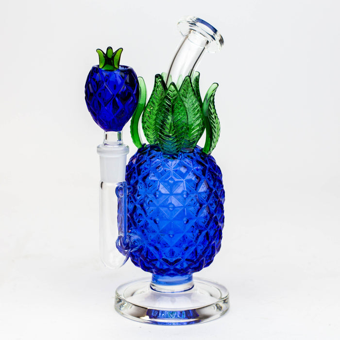 7.5" Pineapple glass water bong | Jupiter Grass