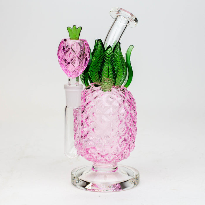 7.5" Pineapple glass water bong | Jupiter Grass