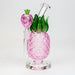 7.5" Pineapple glass water bong | Jupiter Grass