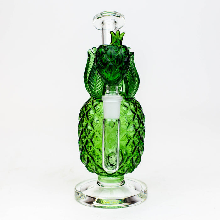 7.5" Pineapple glass water bong | Jupiter Grass