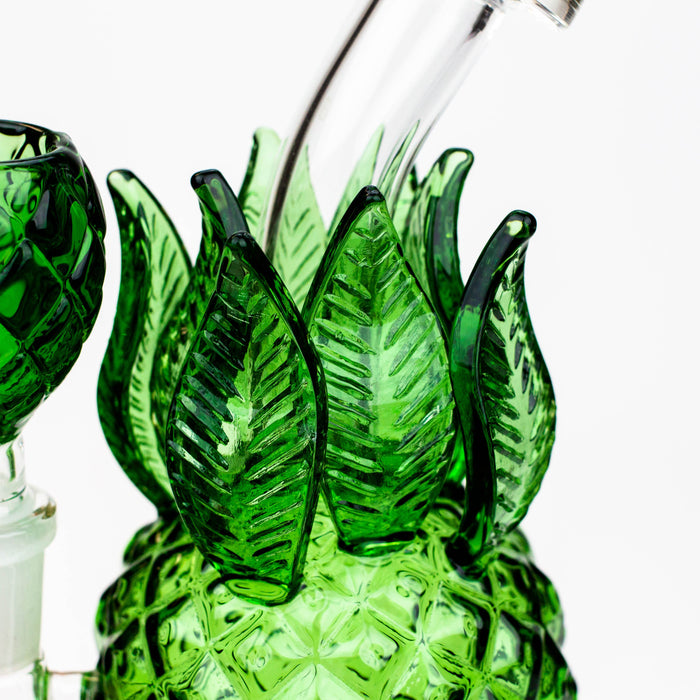 7.5" Pineapple glass water bong | Jupiter Grass