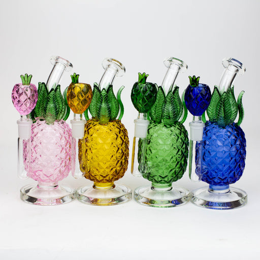 7.5" Pineapple glass water bong | Jupiter Grass