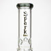 19" SPARK 7 mm double percolator glass water bong | Jupiter Grass